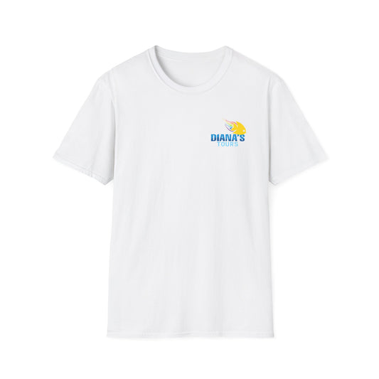 Diana's Tours Unisex Softstyle T-Shirt | Sail with Us in Puerto Vallarta
