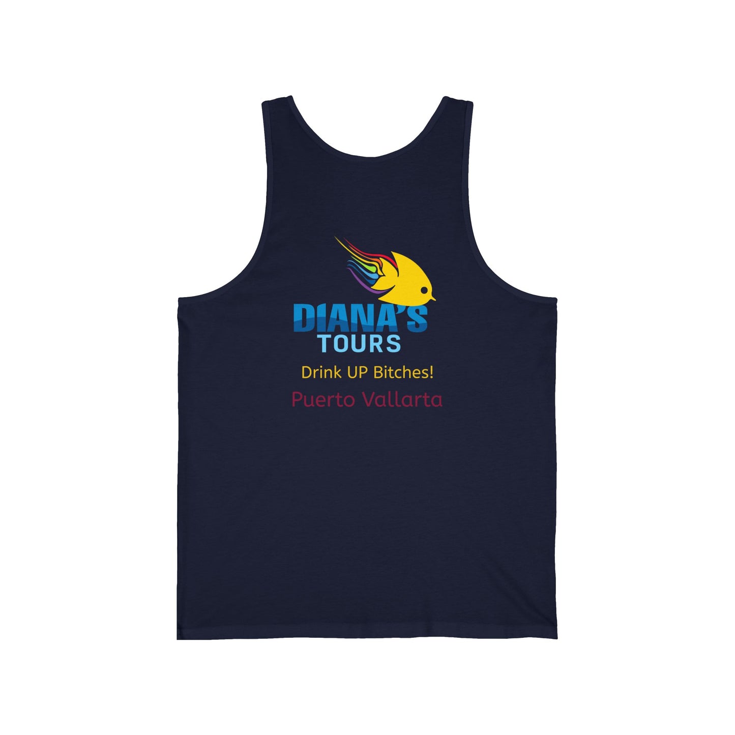 Diana's Tours Unisex Jersey Tank - Puerto Vallarta Adventure Wear